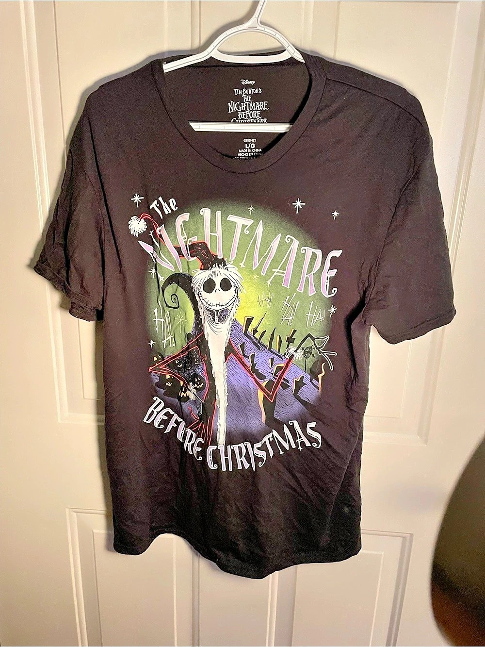 Disney Tim Burton's The Nightmare Before Christmas Jack Skellington Graphic Tee